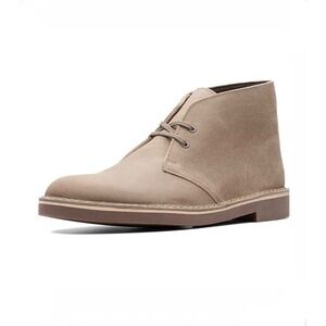 CLARKS Men's Desert Chukka Boots Sand Suede Lace Up NWOT Beige Tan | 13